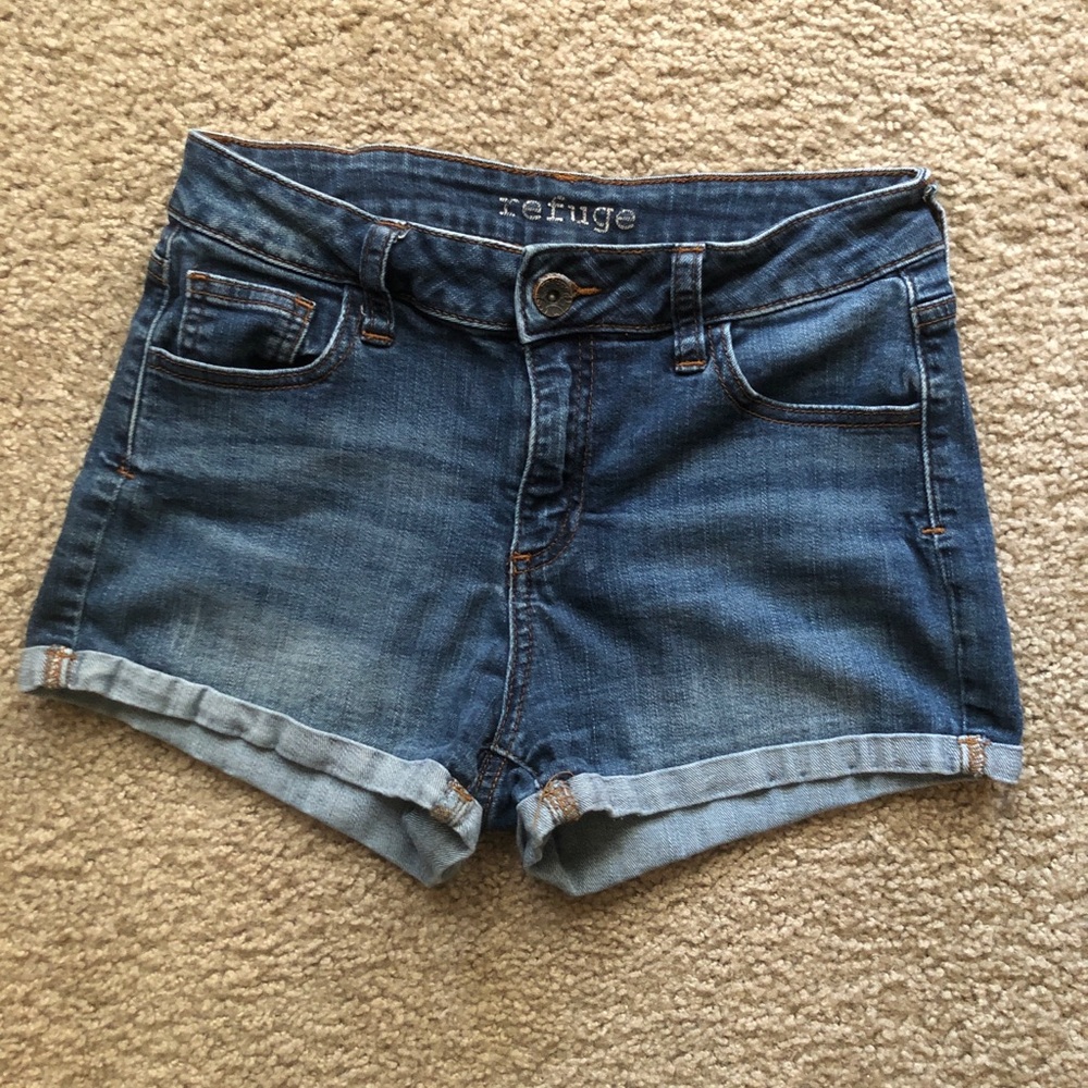 Denim shorts